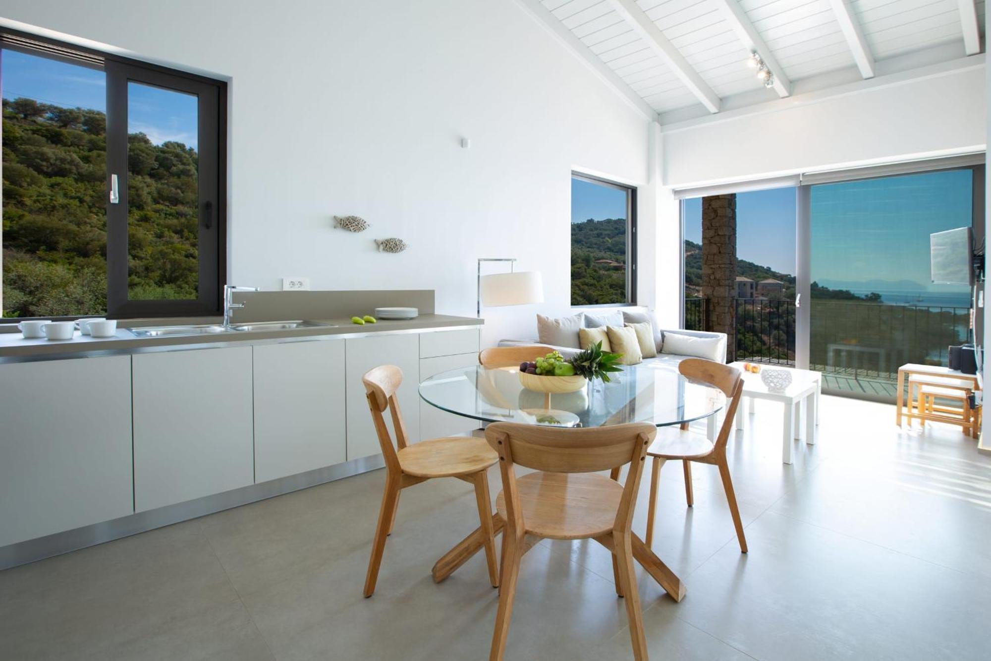 Villa Kalamos - Modern Villa In Sivota Bay With Direct Access To Sea Bagian luar foto
