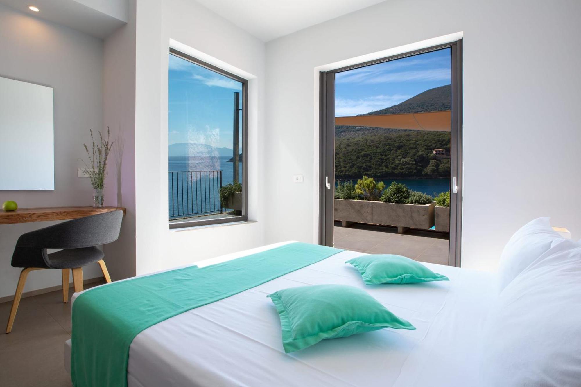 Villa Kalamos - Modern Villa In Sivota Bay With Direct Access To Sea Bagian luar foto