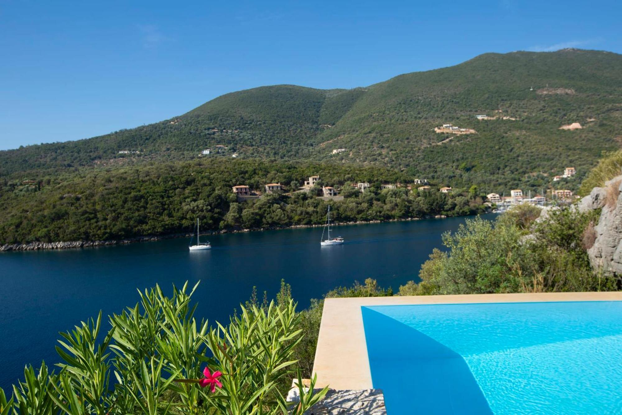 Villa Kalamos - Modern Villa In Sivota Bay With Direct Access To Sea Bagian luar foto